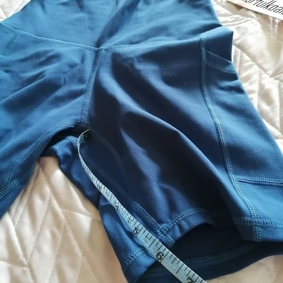 Colorfulkoala 6" Bike Shorts with Pockets, Blue XS - Picture 4 of 7